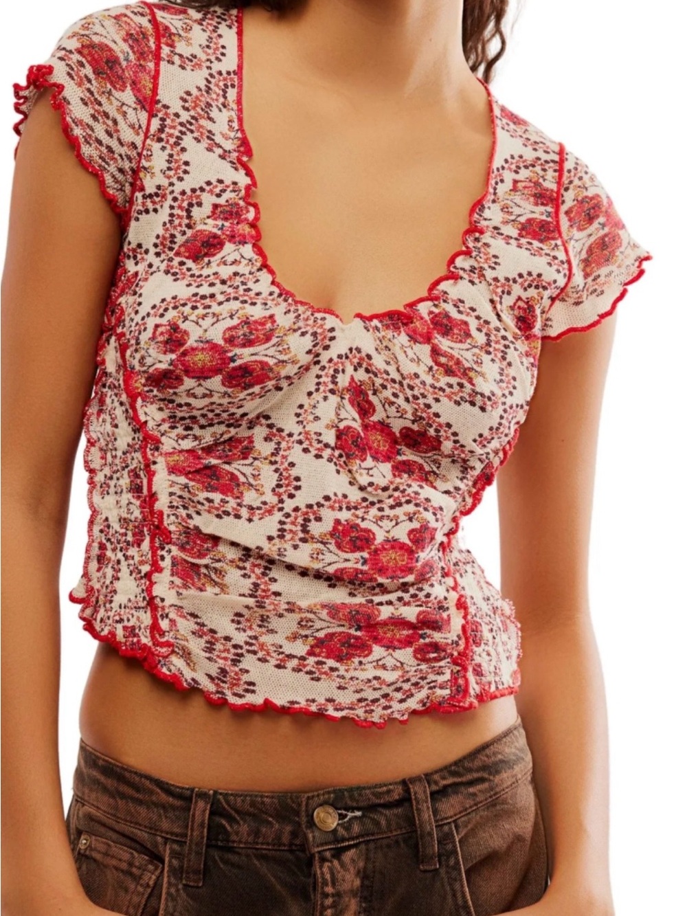 Free people oh my baby tee Crop Top - Women